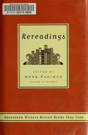 Cover of: Rereadings