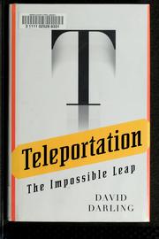 Cover of: Teleportation: The Impossible Leap