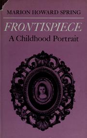 Cover of: Frontispiece: a childhood portrait
