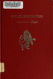 Cover of: G. K. Chesterton by Lawrence J. Clipper