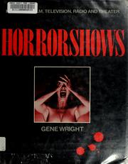 Cover of: Horrorshows by Wright, Gene