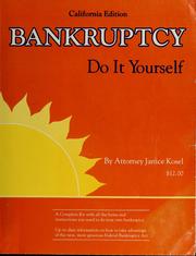 Cover of: Bankruptcy by Janice Kosel