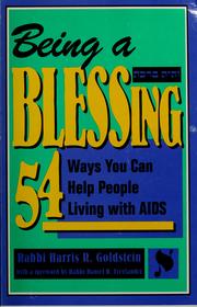 Cover of: Being a blessing by Harris R. Goldstein