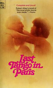Cover of: Last tango in Paris by R. W. Alley