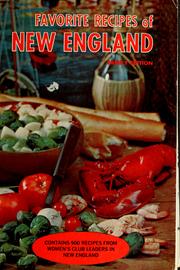 Cover of: Favorite recipes of New England by 
