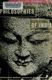 Cover of: Philosophies of India. by Heinrich Robert Zimmer