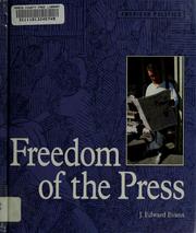 Cover of: Freedom of the press by J. Edward Evans