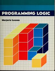 Cover of: Programming logic