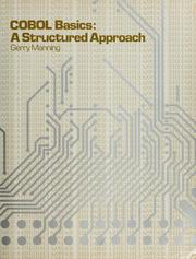 Cover of: COBOL basics: a structured approach