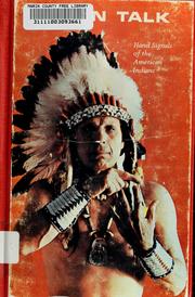 Cover of: Indian talk by Iron Eyes Cody