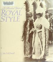 Cover of: A hundred years of royal style