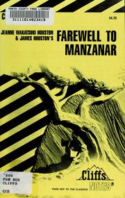 Cover of: Farewell to Manzanar: notes ...
