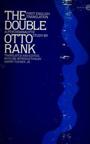 Cover of: The double by Otto Rank