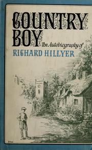 Cover of: Country boy by Richard Hillyer