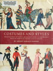 Cover of: Costumes and styles. by Henny Harald Hansen