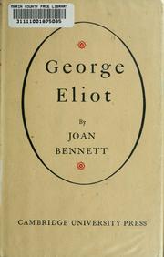 Cover of: George Eliot by Joan Bennett