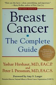 Cover of: Breast cancer by Yashar Hirshaut