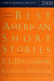 Cover of: The Best American Short Stories 2000