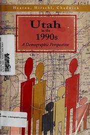 Cover of: Utah in the 1990s: a demographic perspective