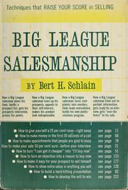 Cover of: Big-league salesmanship