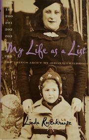 Cover of: My life as a list: 207 things about my (Bronx) childhood