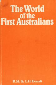 Cover of: The world of the first Australians