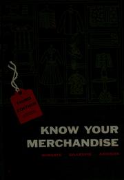 Cover of: Know your merchandise by Isabel Barnum Wingate