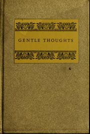 Cover of: Gentle thoughts by Elisabeth Deane