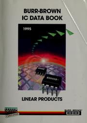 Cover of: Burr-Brown integrated circuits data book by 