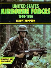Cover of: United States Airborne Forces, 1940-1986 by Leroy Thompson