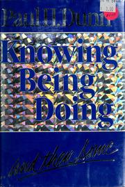 Cover of: Knowing, being, doing, and then some