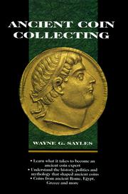 Cover of: Ancient coin collecting by Wayne G. Sayles
