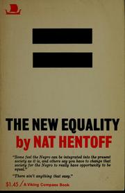 Cover of: The new equality