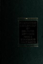 Cover of: Standardized development of computer software by Robert C. Tausworthe