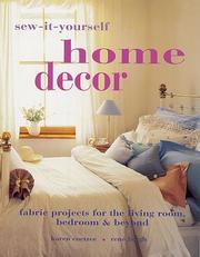 Cover of: Sew-It-Yourself Home Decor: Fabric Projects for the Living Room, Bedroom & Beyond