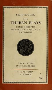 Cover of: The three Theban plays