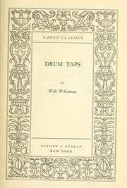 Cover of: Drum taps. --