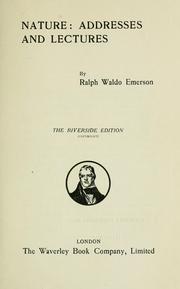 Cover of: Emerson's complete works. -- by Ralph Waldo Emerson