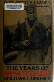 Cover of: The years of MacArthur