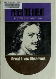 Cover of: Peter the Great. by Lawrence Jay Oliva