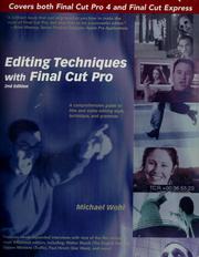 Cover of: Editing techniques with Final cut pro
