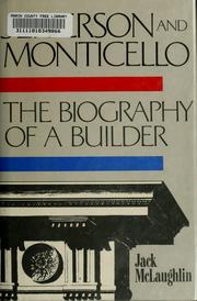 Cover of: Jefferson and Monticello