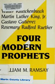 Cover of: Four modern prophets by William M. Ramsay