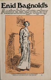 Cover of: Enid Bagnold's autobiography (from 1889)