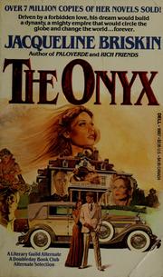 Cover of: The Onyx by Jacqueline Briskin