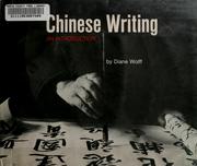 Cover of: Chinese writing