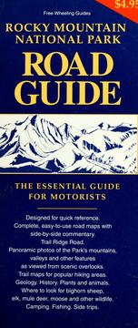 Cover of: Rocky mountain national park road guide: the essential guide for motorists