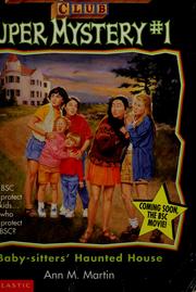 Cover of: Baby-sitters' haunted house by Ann M. Martin