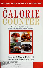 Cover of: The calorie counter
