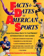Cover of: Facts & dates of American sports by Gorton Carruth